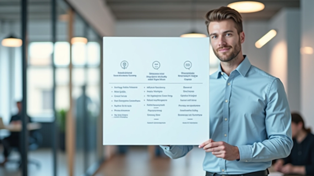 Tableau de prix et tarifs affichés dans un espace de coworking moderne